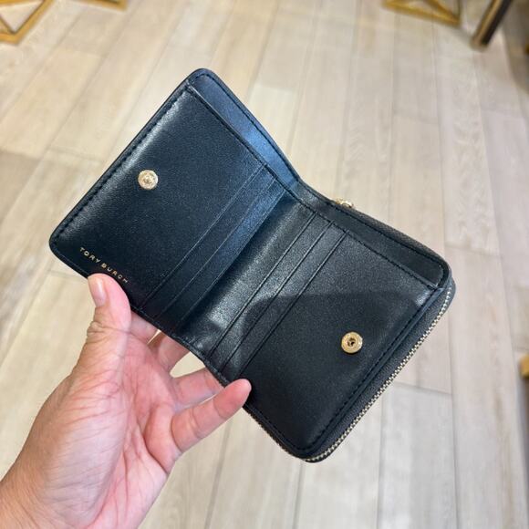 Tory Burch Emerson Tortoise Patent Mini Wallet 165945 - Picture 5 of 8